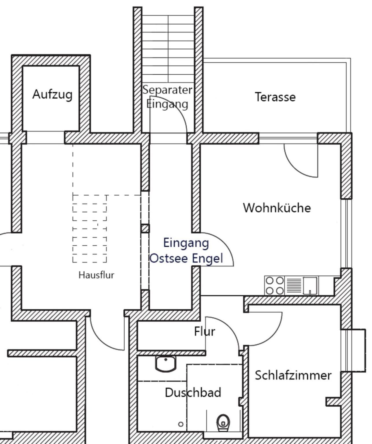 Ostsee Engel Ferienwohnung Baabe Exterior photo